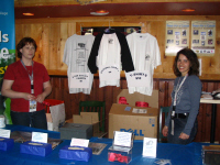 Merchandise & volunteers - Ann & Sheri